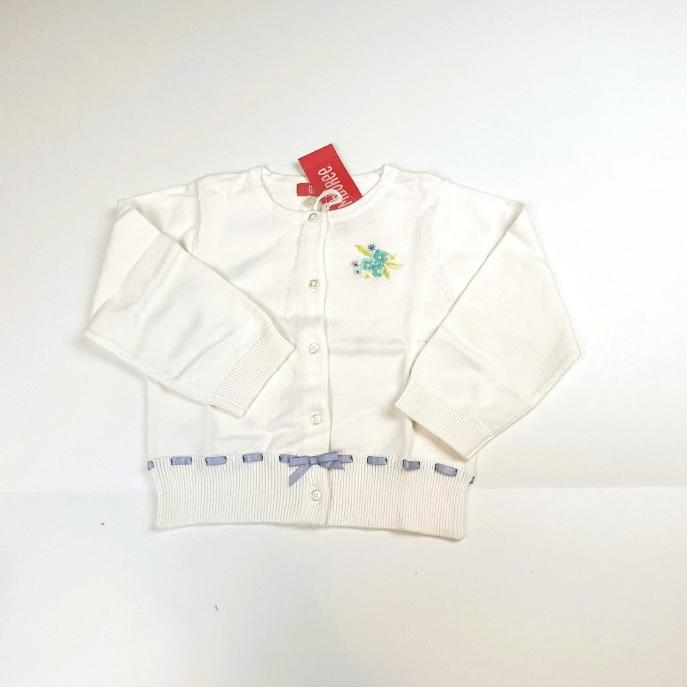 NWT Gymboree Girl Flower Cardigan Sweater Size 18-24 Months